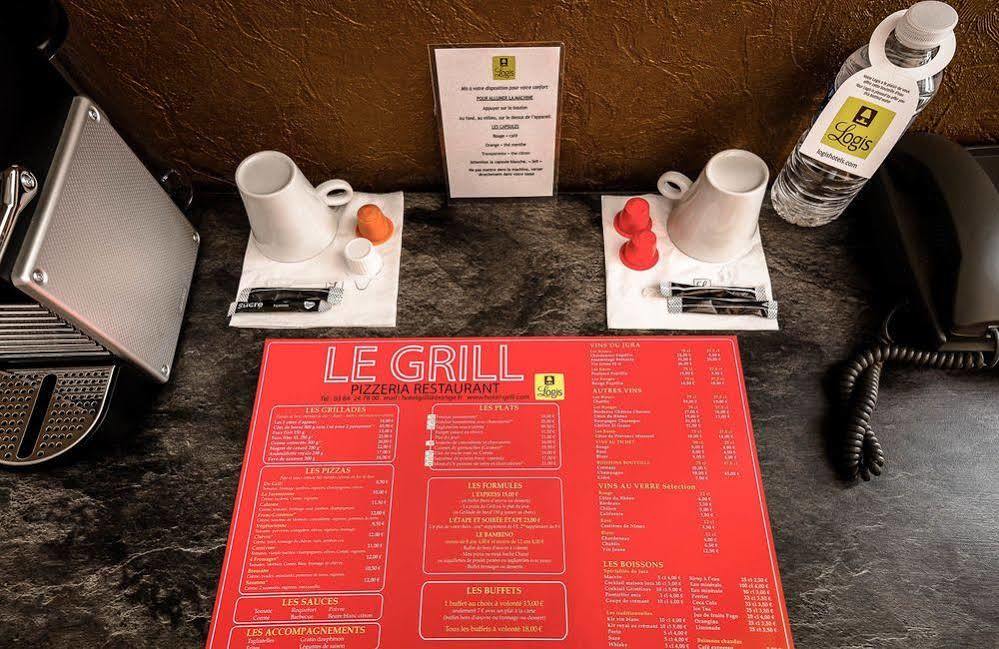 Logis Hotel Lons-Le-Saunier - Restaurant Le Grill Exterior foto